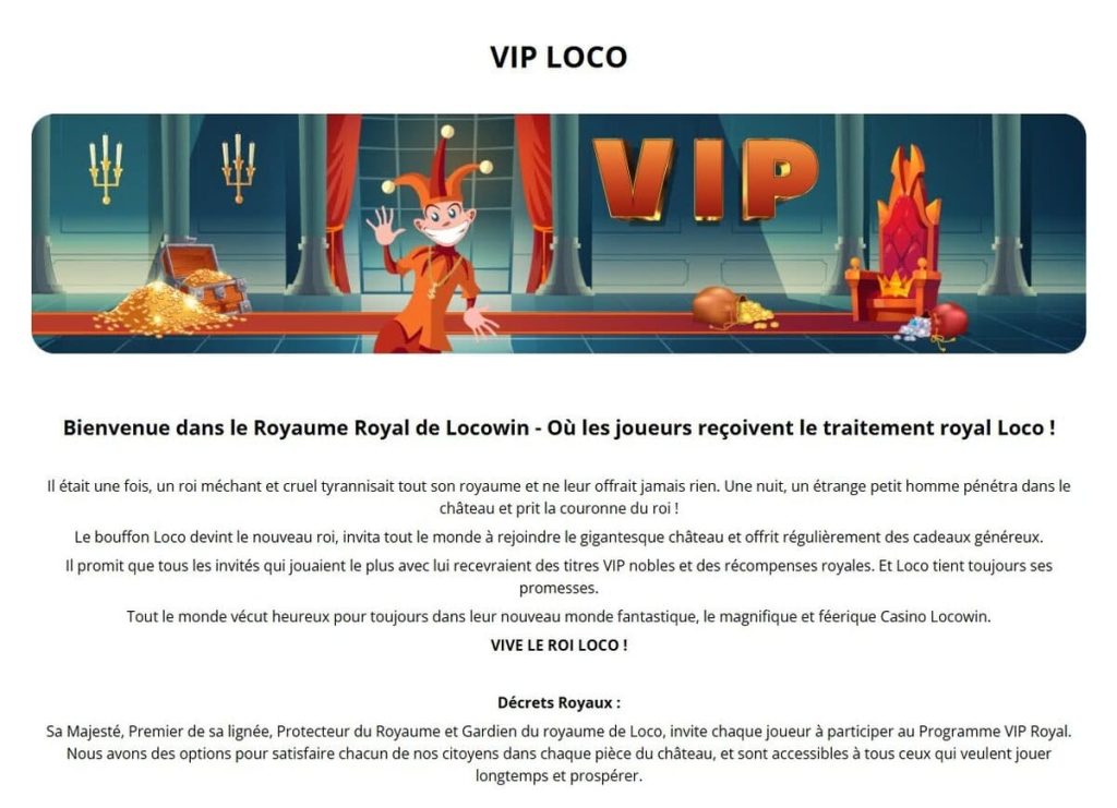 club vip locowin casino